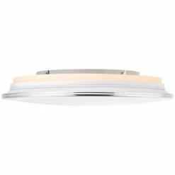 Brilliant Leuchten Brilliant Edna Deckenleuchte LED Chrom, 1-flammig, Fernbedienung, Farbwechsler -LED Leuchten Verkäufe brilliant edna deckenleuchte g97046 15 13