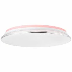 Brilliant Leuchten Brilliant Edna Deckenleuchte LED Chrom, 1-flammig, Fernbedienung, Farbwechsler -LED Leuchten Verkäufe brilliant edna deckenleuchte g97046 15 20