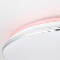 Brilliant Leuchten Brilliant Edna Deckenleuchte LED Chrom, 1-flammig, Fernbedienung, Farbwechsler -LED Leuchten Verkäufe brilliant edna deckenleuchte g97046 15 3