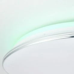 Brilliant Leuchten Brilliant Edna Deckenleuchte LED Chrom, 1-flammig, Fernbedienung, Farbwechsler -LED Leuchten Verkäufe brilliant edna deckenleuchte g97046 15 4