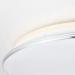 Brilliant Leuchten Brilliant Edna Deckenleuchte LED Chrom, 1-flammig, Fernbedienung, Farbwechsler -LED Leuchten Verkäufe brilliant edna deckenleuchte g97046 15 5