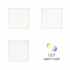 Brilliant Leuchten Brilliant Ellery Deckenleuchte LED Weiß, 1-flammig, Fernbedienung, Farbwechsler -LED Leuchten Verkäufe brilliant ellery deckenleuchte g99407 05 7