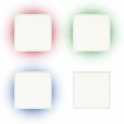 Brilliant Leuchten Brilliant Ellery Deckenleuchte LED Weiß, 1-flammig, Fernbedienung, Farbwechsler -LED Leuchten Verkäufe brilliant ellery deckenleuchte g99407 05 8