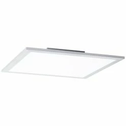 Brilliant Leuchten Brilliant Flat Deckenpanel LED Silber, 1-flammig, Fernbedienung -LED Leuchten Verkäufe brilliant flat deckenpanel g99510 58 11