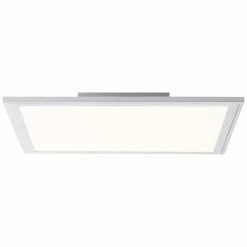 Brilliant Leuchten Brilliant Flat Deckenpanel LED Silber, 1-flammig, Fernbedienung -LED Leuchten Verkäufe brilliant flat deckenpanel g99510 58 13