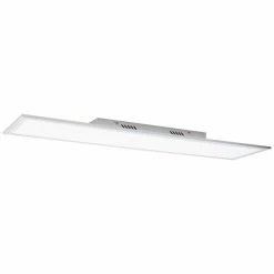 Brilliant Leuchten Brilliant Flat Deckenpanel LED Silber, 1-flammig, Fernbedienung -LED Leuchten Verkäufe brilliant flat deckenpanel g99511 58 8