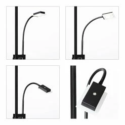 Brilliant Leuchten Brilliant Forrester Deckenfluter LED Schwarz, 2-flammig -LED Leuchten Verkäufe brilliant forrester deckenfluter g94956 06 2