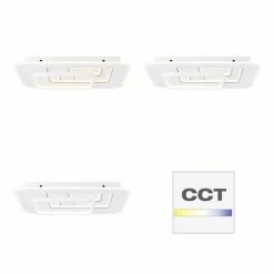 Brilliant Leuchten Brilliant Furtado Deckenleuchte LED Schwarz, Weiß, 1-flammig, Fernbedienung -LED Leuchten Verkäufe brilliant furtado deckenleuchte g99584 75 3