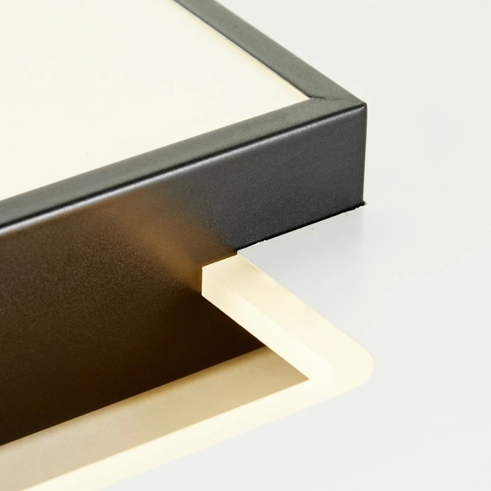 Brilliant Leuchten Brilliant Hutson Deckenleuchte LED Schwarz, Weiß, 1-flammig, Fernbedienung 3 Brilliant Leuchten Brilliant Hutson Deckenleuchte LED Schwarz, Weiß, 1-flammig, Fernbedienung – Bild 3