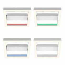 Brilliant Leuchten Brilliant Icarus Deckenleuchte LED Weiß, 1-flammig, Fernbedienung, Farbwechsler 19 Brilliant Leuchten Brilliant Icarus Deckenleuchte LED Weiß, 1-flammig, Fernbedienung, Farbwechsler -LED Leuchten Verkäufe brilliant icarus deckenleuchte g99312 75 3