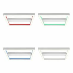 Brilliant Leuchten Brilliant Icarus Deckenleuchte LED Wei&szlig;, 1-flammig, Fernbedienung, Farbwechsler -LED Leuchten Verkäufe brilliant icarus deckenleuchte g99313 75 3