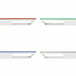 Brilliant Leuchten Brilliant Icarus Deckenleuchte LED Weiß, 1-flammig, Fernbedienung, Farbwechsler -LED Leuchten Verkäufe brilliant icarus deckenleuchte g99314 75 3