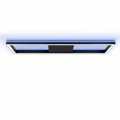 Brilliant Leuchten Brilliant Icarus Deckenleuchte LED Schwarz, 1-flammig, Fernbedienung, Farbwechsler 25 Brilliant Leuchten Brilliant Icarus Deckenleuchte LED Schwarz, 1-flammig, Fernbedienung, Farbwechsler -LED Leuchten Verkäufe brilliant icarus deckenleuchte g99314 76 12