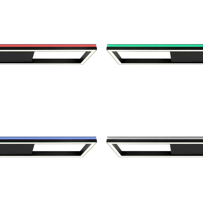 Brilliant Leuchten Brilliant Icarus Deckenleuchte LED Schwarz, 1-flammig, Fernbedienung, Farbwechsler 4 Brilliant Leuchten Brilliant Icarus Deckenleuchte LED Schwarz, 1-flammig, Fernbedienung, Farbwechsler – Bild 4