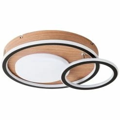 Brilliant Leuchten Brilliant Karney Deckenleuchte LED Schwarz, Braun, 1-flammig 23 Brilliant Leuchten Brilliant Karney Deckenleuchte LED Schwarz, Braun, 1-flammig -LED Leuchten Verkäufe brilliant karney deckenleuchte g99749 76 10