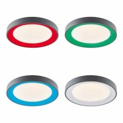 Brilliant Leuchten Brilliant Katia Deckenleuchte LED Grau, 1-flammig, Fernbedienung 9 Brilliant Leuchten Brilliant Katia Deckenleuchte LED Grau, 1-flammig, Fernbedienung -LED Leuchten Verkäufe brilliant katia deckenleuchte hk18926s72 4