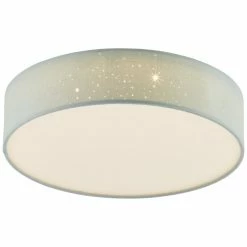 Brilliant Leuchten Baska Deckenleuchte LED Silber, 1-flammig -LED Leuchten Verkäufe brilliant leuchten baska deckenleuchte g99650 04 6