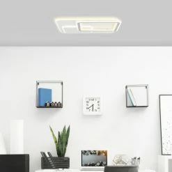 Brilliant Leuchten Savare Deckenleuchte LED Grau, Wei&szlig;, 1-flammig, Fernbedienung -LED Leuchten Verkäufe brilliant leuchten savare deckenleuchte g99607 70 2