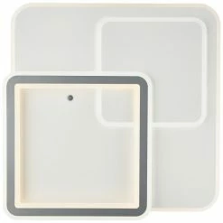 Brilliant Leuchten Savare Deckenleuchte LED Grau, Wei&szlig;, 1-flammig, Fernbedienung -LED Leuchten Verkäufe brilliant leuchten savare deckenleuchte g99607 70 5