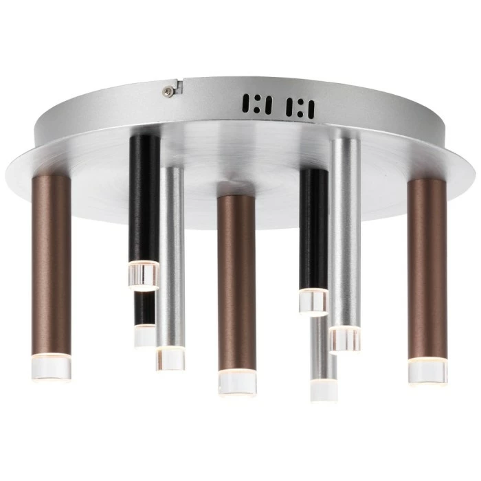 Brilliant Leuchten Brilliant Living Cembalo Deckenleuchte LED Aluminium, 9-flammig 1 Brilliant Leuchten Brilliant Living Cembalo Deckenleuchte LED Aluminium, 9-flammig