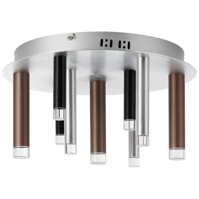 Brilliant Leuchten Brilliant Living Cembalo Deckenleuchte LED Aluminium, 9-flammig 2 Brilliant Leuchten Brilliant Living Cembalo Deckenleuchte LED Aluminium, 9-flammig – Bild 2