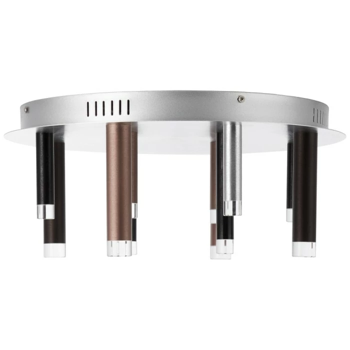 Brilliant Leuchten Brilliant Living Cembalo Deckenleuchte LED Braun, 12-flammig 4 Brilliant Leuchten Brilliant Living Cembalo Deckenleuchte LED Braun, 12-flammig – Bild 4