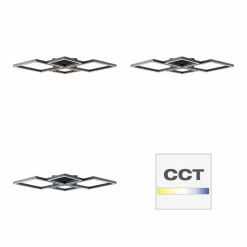 Brilliant Leuchten Brilliant Living Quon Deckenleuchte LED Schwarz, Weiß, 1-flammig, Fernbedienung 11 Brilliant Leuchten Brilliant Living Quon Deckenleuchte LED Schwarz, Weiß, 1-flammig, Fernbedienung -LED Leuchten Verkäufe brilliant living quon deckenleuchte g99284 06 5