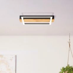 Brilliant Leuchten Brilliant Loneos Deckenleuchte LED Schwarz, Braun, 1-flammig -LED Leuchten Verkäufe brilliant loneos deckenleuchte g99745 76 2