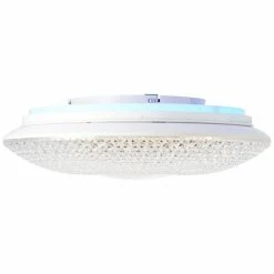 Brilliant Leuchten Brilliant Lucian Deckenleuchte LED Weiß, 1-flammig, Fernbedienung, Farbwechsler -LED Leuchten Verkäufe brilliant lucian deckenleuchte g97047 05 14
