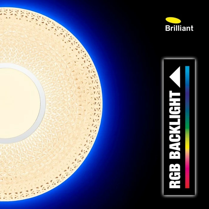 Brilliant Leuchten Brilliant Lucian Deckenleuchte LED Weiß, 1-flammig, Fernbedienung, Farbwechsler 6 Brilliant Leuchten Brilliant Lucian Deckenleuchte LED Weiß, 1-flammig, Fernbedienung, Farbwechsler – Bild 6