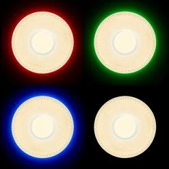 Brilliant Leuchten Brilliant Lucian Deckenleuchte LED Weiß, 1-flammig, Fernbedienung, Farbwechsler 14 Brilliant Leuchten Brilliant Lucian Deckenleuchte LED Weiß, 1-flammig, Fernbedienung, Farbwechsler -LED Leuchten Verkäufe brilliant lucian deckenleuchte g97048 05 6