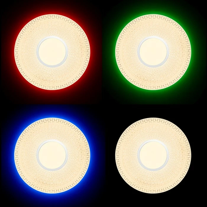 Brilliant Leuchten Brilliant Lucian Deckenleuchte LED Weiß, 1-flammig, Fernbedienung, Farbwechsler 7 Brilliant Leuchten Brilliant Lucian Deckenleuchte LED Weiß, 1-flammig, Fernbedienung, Farbwechsler – Bild 7