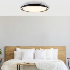 Brilliant Leuchten Brilliant Pederson Deckenleuchte LED Schwarz, 1-flammig -LED Leuchten Verkäufe brilliant pederson deckenleuchte g99519 06 2