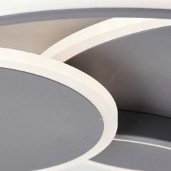 Brilliant Leuchten Brilliant Runda Deckenleuchte LED Grau, 1-flammig -LED Leuchten Verkäufe brilliant runda deckenleuchte g99371 22 3