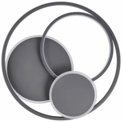 Brilliant Leuchten Brilliant Runda Deckenleuchte LED Grau, 1-flammig -LED Leuchten Verkäufe brilliant runda deckenleuchte g99371 22 6