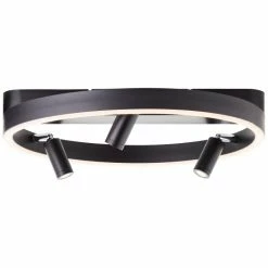 Brilliant Leuchten Brilliant Skaford Deckenleuchte LED Schwarz, 3-flammig, Fernbedienung