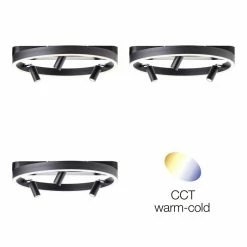 Brilliant Leuchten Brilliant Skaford Deckenleuchte LED Schwarz, 3-flammig, Fernbedienung 9 Brilliant Leuchten Brilliant Skaford Deckenleuchte LED Schwarz, 3-flammig, Fernbedienung -LED Leuchten Verkäufe brilliant skaford deckenleuchte g99594 06 3