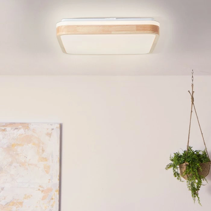 Brilliant Leuchten Brilliant Tumeo Deckenleuchte LED Braun, Weiß, 1-flammig 3 Brilliant Leuchten Brilliant Tumeo Deckenleuchte LED Braun, Weiß, 1-flammig – Bild 3