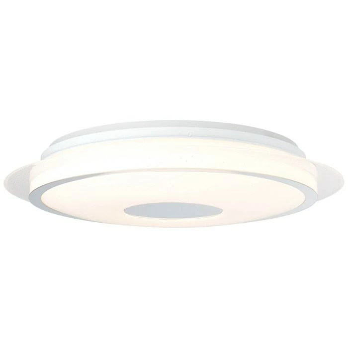 Brilliant Leuchten Brilliant Viktor Deckenleuchte LED Silber, 1-flammig, Fernbedienung, Farbwechsler 1 Brilliant Leuchten Brilliant Viktor Deckenleuchte LED Silber, 1-flammig, Fernbedienung, Farbwechsler