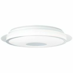 Brilliant Leuchten Brilliant Viktor Deckenleuchte LED Silber, 1-flammig, Fernbedienung, Farbwechsler 45 Brilliant Leuchten Brilliant Viktor Deckenleuchte LED Silber, 1-flammig, Fernbedienung, Farbwechsler -LED Leuchten Verkäufe brilliant viktor deckenleuchte g97038 58 20