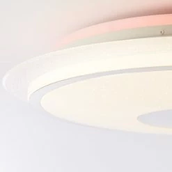 Brilliant Leuchten Brilliant Viktor Deckenleuchte LED Silber, Weiß, 1-flammig, Fernbedienung, Farbwechsler -LED Leuchten Verkäufe brilliant viktor deckenleuchte g97039 58 5