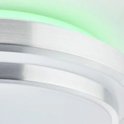 Brilliant Leuchten Brilliant Vilma Deckenleuchte LED Silber, Weiß, 1-flammig, Fernbedienung, Farbwechsler -LED Leuchten Verkäufe brilliant vilma deckenleuchte g97042 58 5