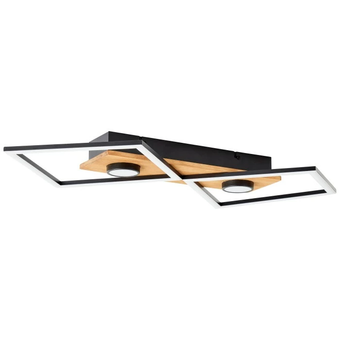 Brilliant Leuchten Brilliant Woodbridge Deckenleuchte LED Schwarz, Braun, 1-flammig 11 Brilliant Leuchten Brilliant Woodbridge Deckenleuchte LED Schwarz, Braun, 1-flammig – Bild 11