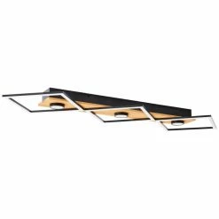 Brilliant Leuchten Brilliant Woodbridge Deckenleuchte LED Schwarz, Braun, 1-flammig -LED Leuchten Verkäufe brilliant woodbridge deckenleuchte g99757 76 11