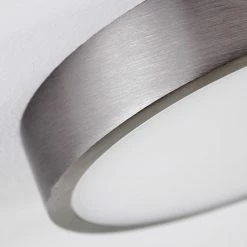 Hofstein Broglen Deckenleuchte LED Nickel-Matt, 1-flammig -LED Leuchten Verkäufe broglen deckenleuchte h3311318 12