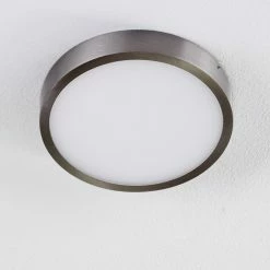 Hofstein Broglen Deckenleuchte LED Nickel-Matt, 1-flammig -LED Leuchten Verkäufe broglen deckenleuchte h3311318 8