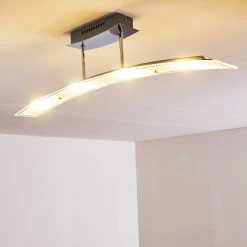 Hofstein Broom Deckenleuchte LED Silber, 4-flammig -LED Leuchten Verkäufe broom deckenleuchte h3166185 do2 4