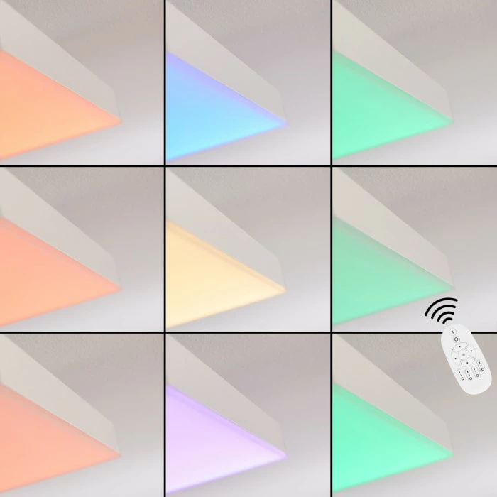 Paul Neuhaus Leuchten Buenaventura Deckenleuchte LED Weiß, 1-flammig, Fernbedienung, Farbwechsler 2 Paul Neuhaus Leuchten Buenaventura Deckenleuchte LED Weiß, 1-flammig, Fernbedienung, Farbwechsler – Bild 2