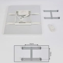 Hofstein Buenaventura LED Panel Weiß, 1-flammig, Fernbedienung -LED Leuchten Verkäufe buenaventura led panel h3381120 4