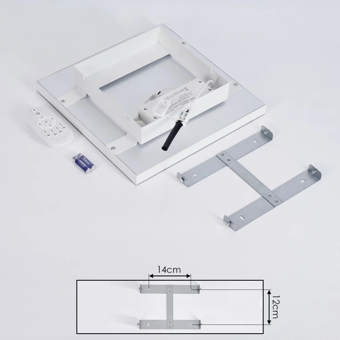 Hofstein Buenaventura LED Panel Weiß, 1-flammig, Fernbedienung 5 Hofstein Buenaventura LED Panel Weiß, 1-flammig, Fernbedienung – Bild 5